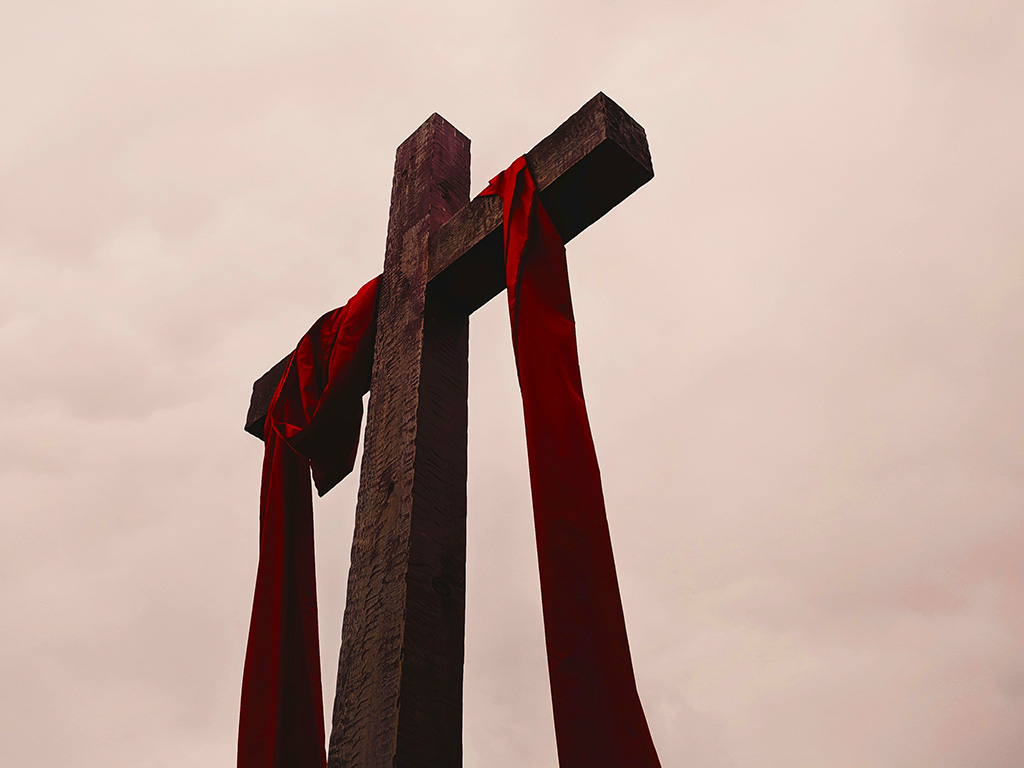Cross symbolizing Lenten season